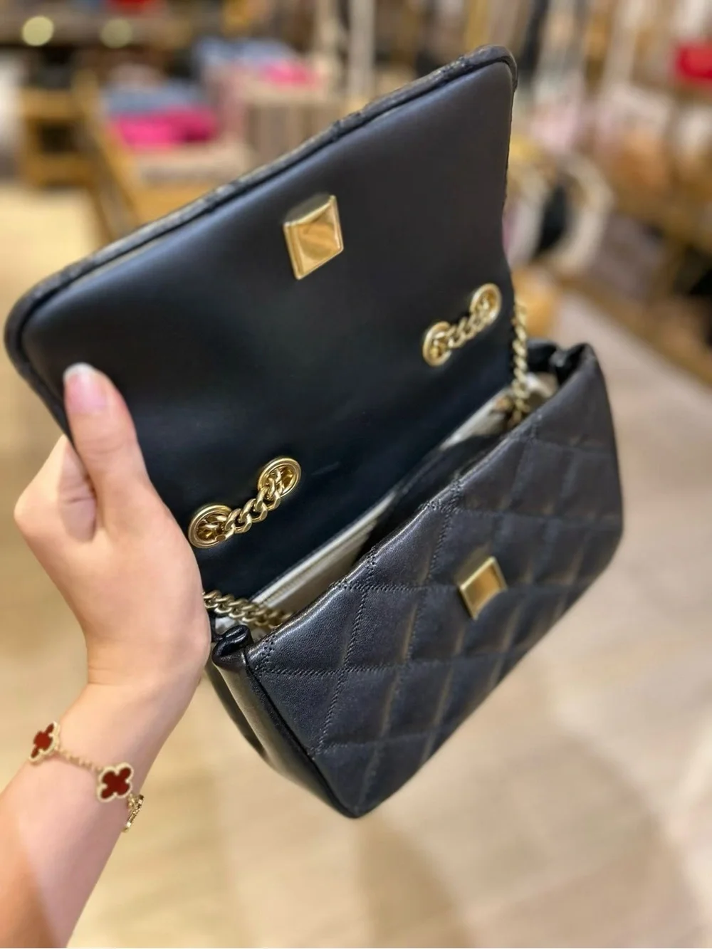 NWT Tory Burch WILLA BLACK SMALL SHOULDER BAG BLACK